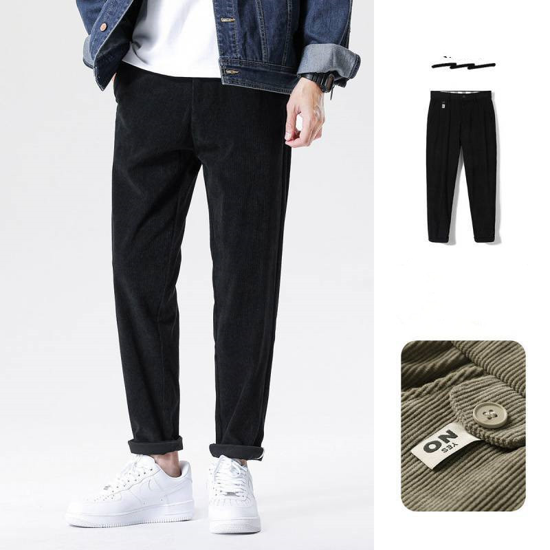 Title 1, Mens Corduroy Pants for Spring and Autumn, Nin...