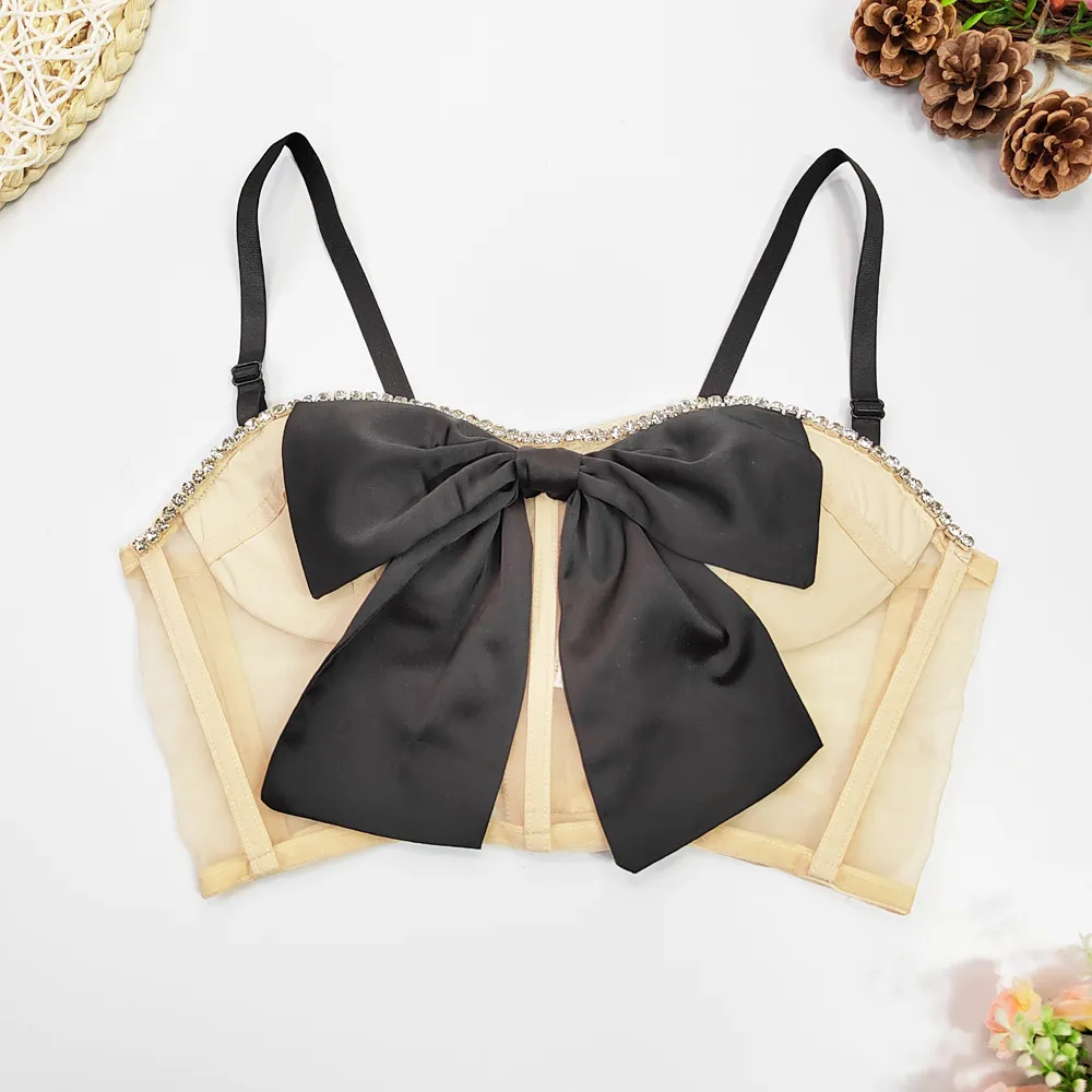 Slim-fitting Vest Bottoming Tube Top With Chest Pad - Khaki