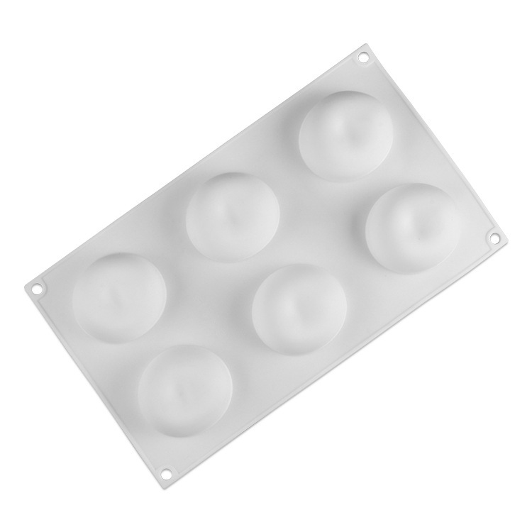 Title 4, Silicone Fondant Mold For 6 Apples French Mouss...