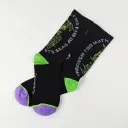 Green Purple Socks