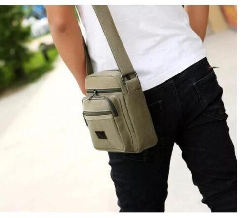 Men's Cross Body Messenger Bag - Retro Vintage Crossbody Bag Canvas Bags Casual Shoulder Satchel Handbag Pouch Messenger Bags for Men & Women by KTATMARKETING. USPS First Class Package 2 Day Handling, 2-5 Day Shipping. Lightweight and comfortable crossbod