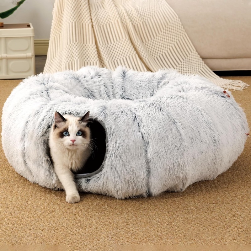 Cat Tunnel Bed Nest Interactive Toy For Small Medium Large Cats Exercise — image 7