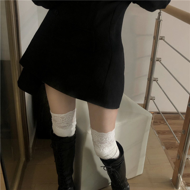 Lace Stockings Over The Knee And Boots For Fall And Winter Pure Desire