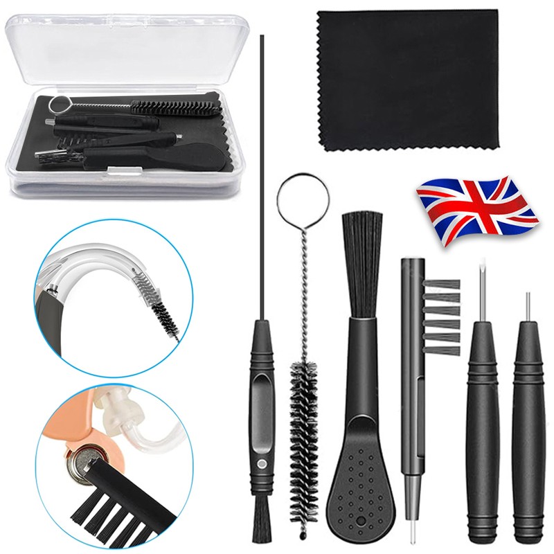 Universal Hearing Aid Cleaning Kit 6 Parts Cleaning