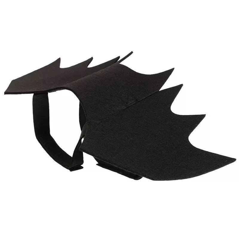 Pet Bat Wings Transformed Into Dog Accessories - Black