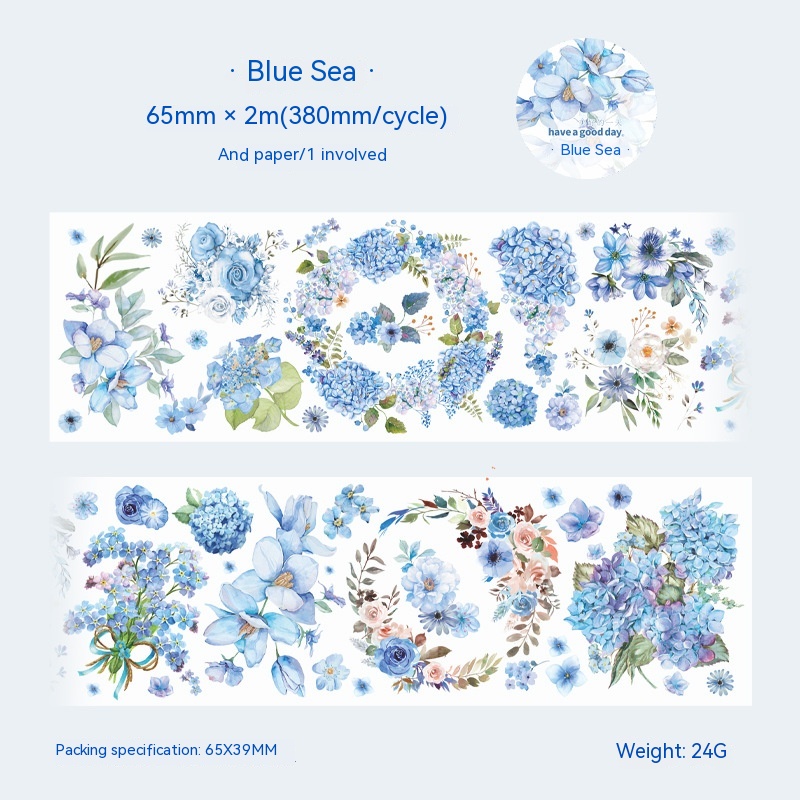 3 Slightly Fragrant Blue Sea