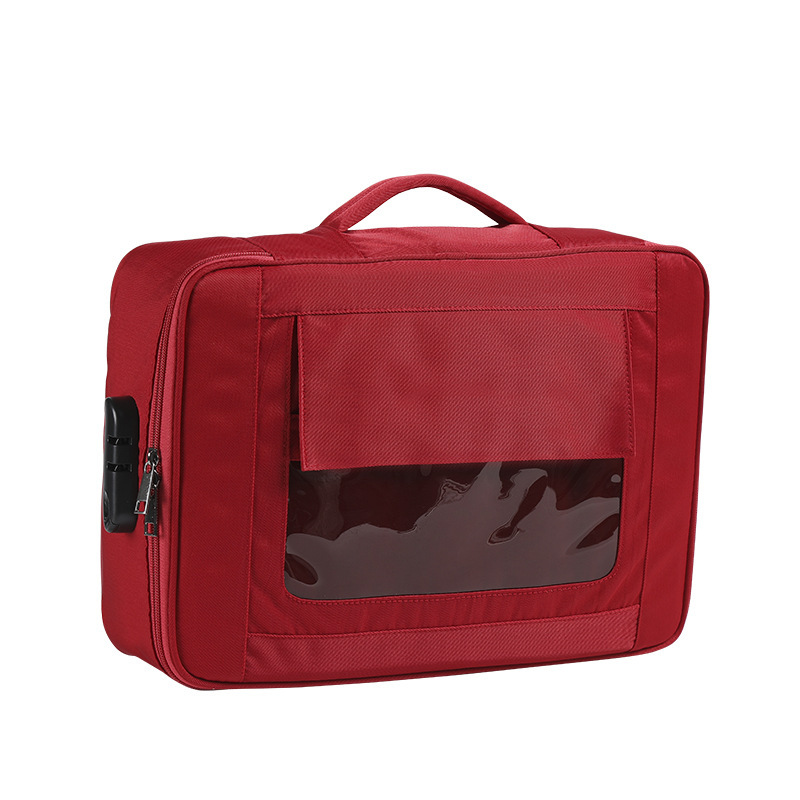 Thickened Document Storage Bag Multi-layer Large-capacity Multi-function Card Bag - Image 2
