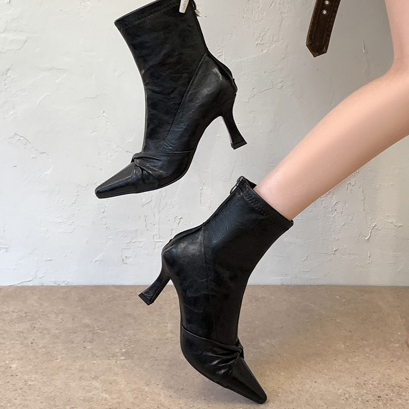 Pointed Ankle Boots, picture 2 of 5