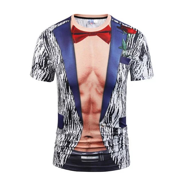 Title 8, T-Shirt de Fitness Créatif pour Homme Impressio...