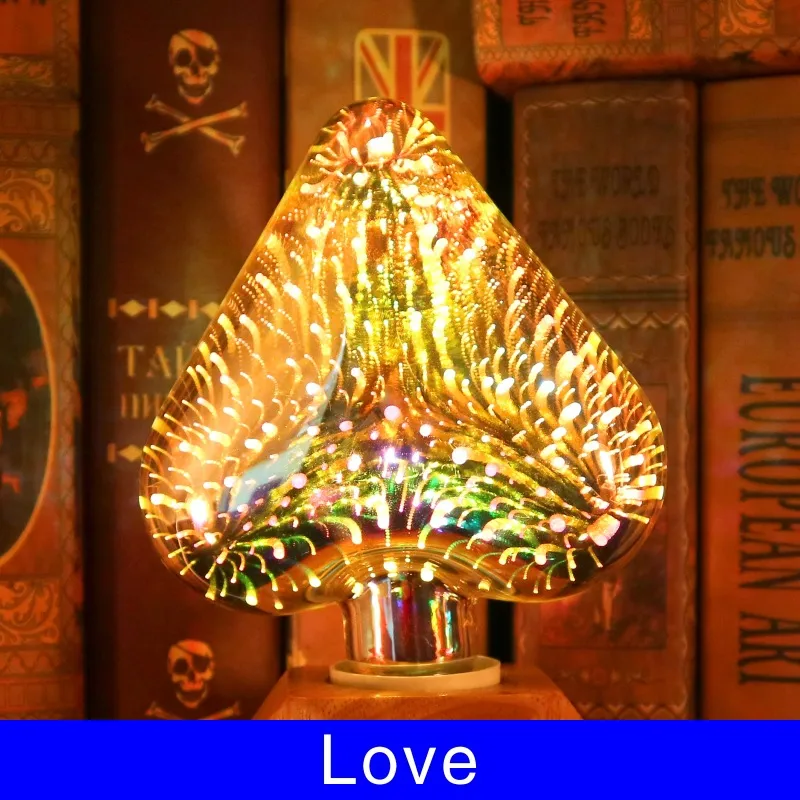3D Fireworks Decorative Light Bulb Christmas Lights Christmas Home Decorations – image 8