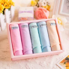 Cotton Briefs Cotton Cartoon - Pure Colour Five Packs-One Size - View 1