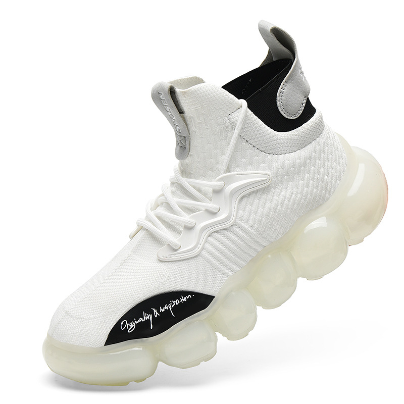 Title 4, Full length bubble pad sports shoes with breath...