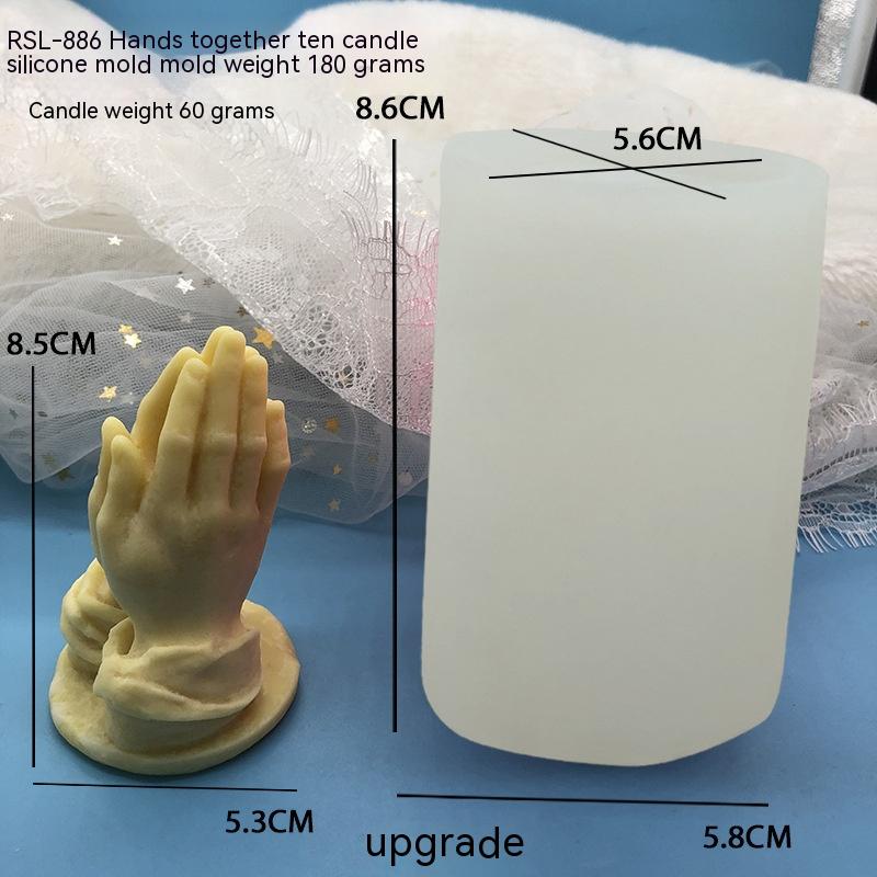 Candle Mould Diy Aromatherapy Gypsum Epoxy Decoration Mold - 9