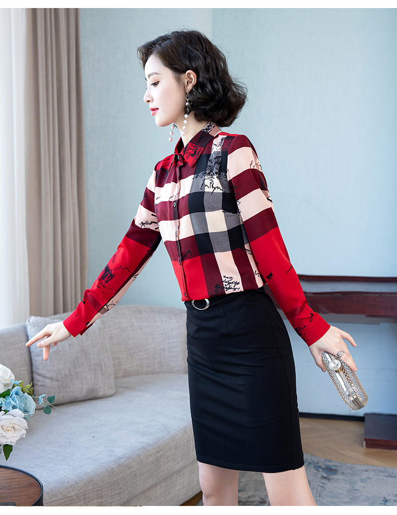 Women's Loose And Slim Fashion Western Style Shirt