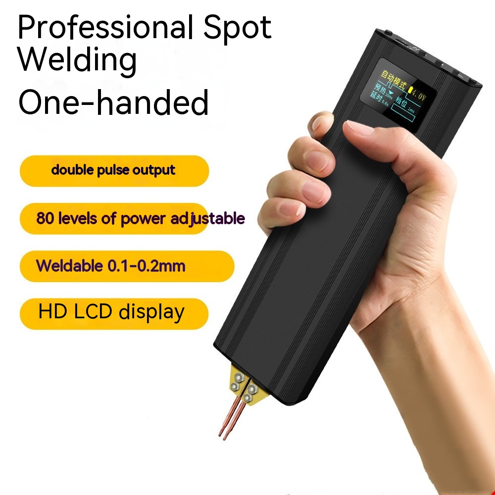 Color Screen Digital Display Portable Handheld Battery Spot-welder