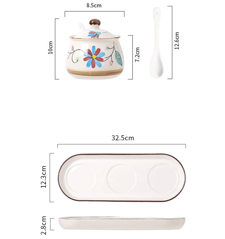 Title 1, Household Salt Pot With Cover Kitchen Japanese ...