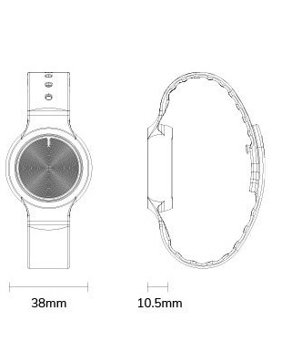 Emergency Call NFC Acceleration Sensor Bluetooth Positioning Bracelet - Image 3