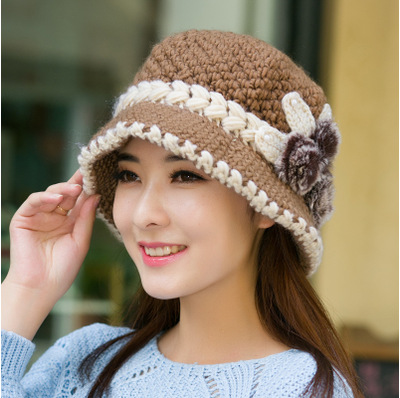 Knitted Hats For The Elderly Mother In Autumn And Winter Camel - Shop at LoveMi