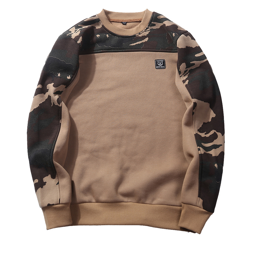 Title 4, Pull en polaire camouflage col rond pour homme,...