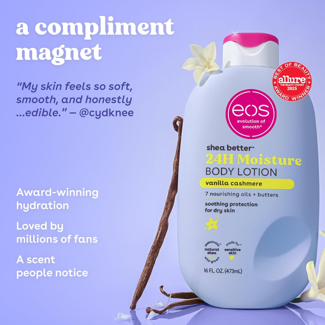 Body Lotion Vanilla 24 Hour Skin Care thumbnail 3