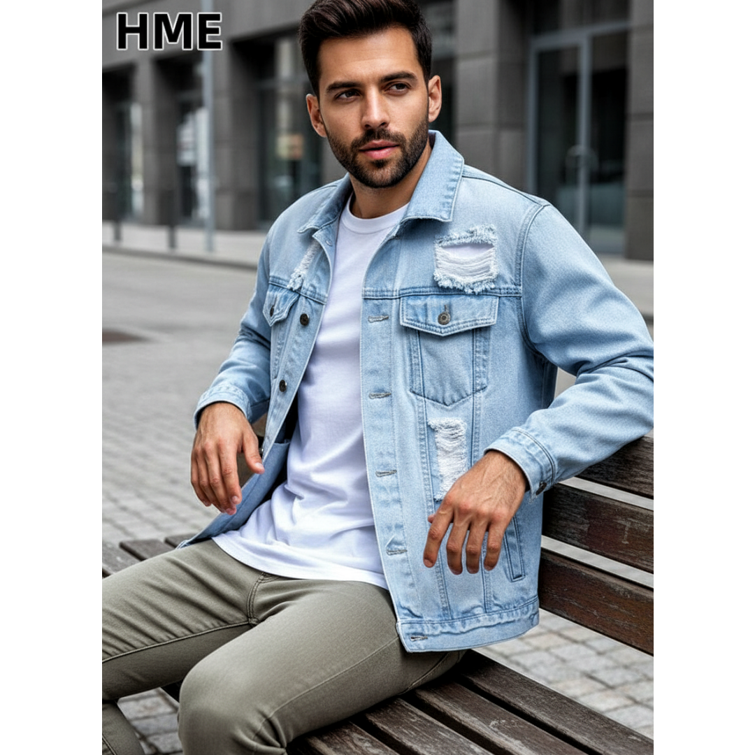 Korean Version Of Loose-fitting Denim Jacket