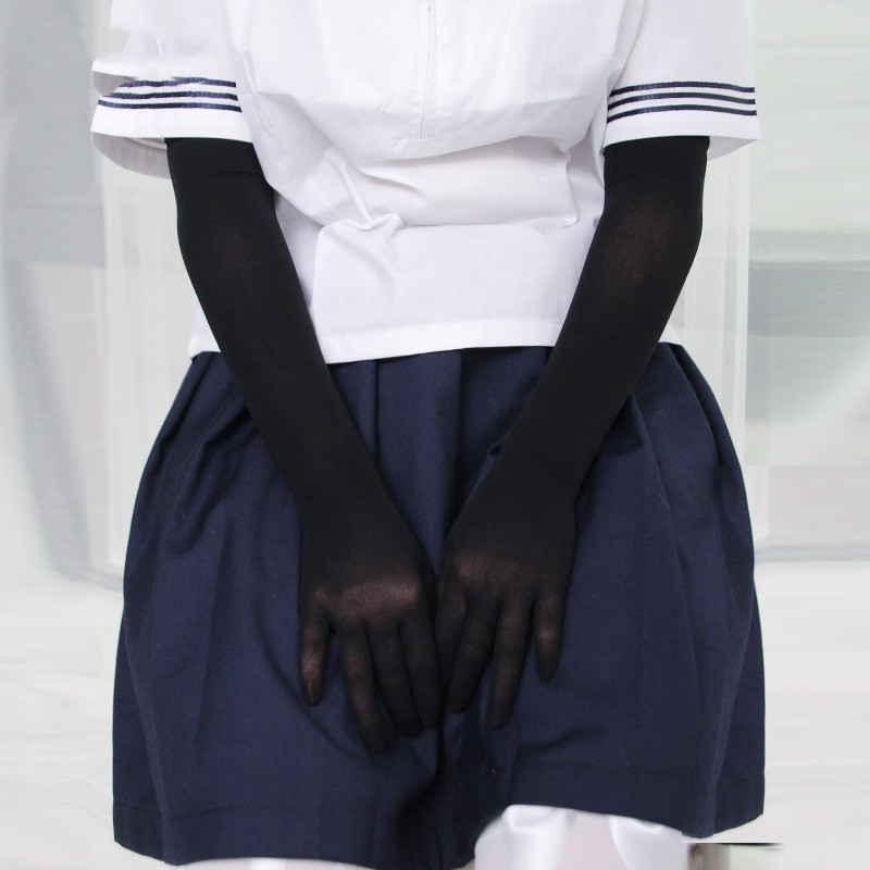 Ultra-thin Five Finger Pantyhose Gloves Seamless Anti Hook Silk