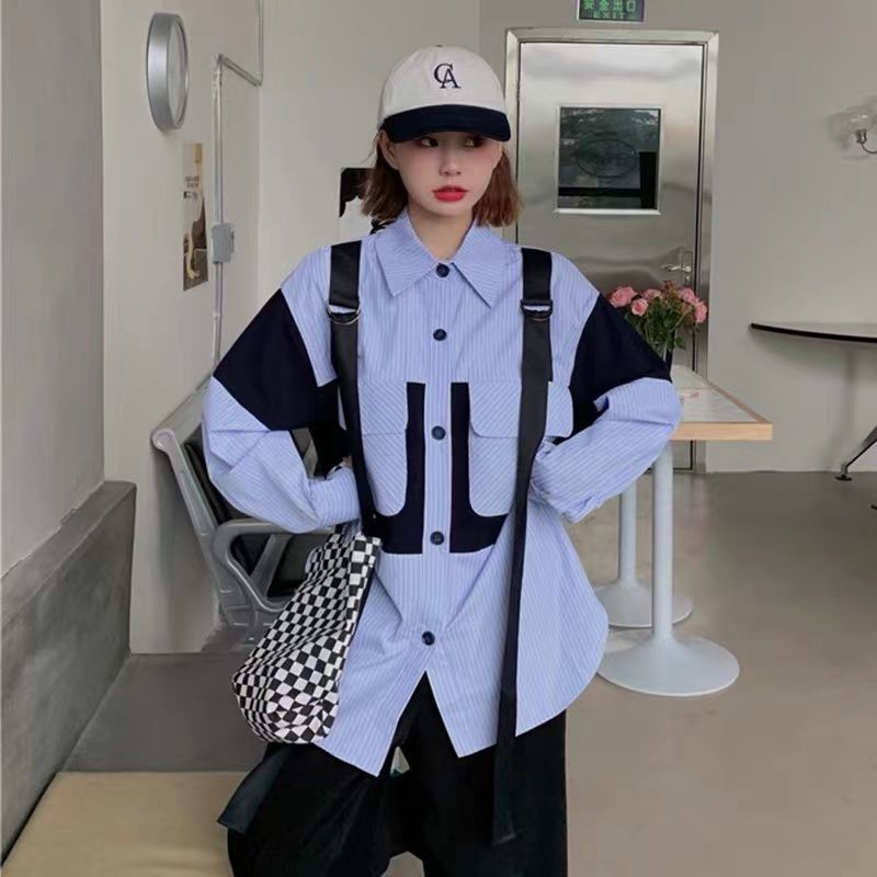 Men's And Women's Suit Loose Design Sense Patchwork