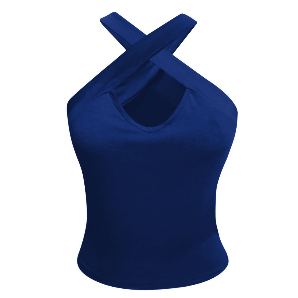 Title 1, Sexy backless V-neck low chest vest