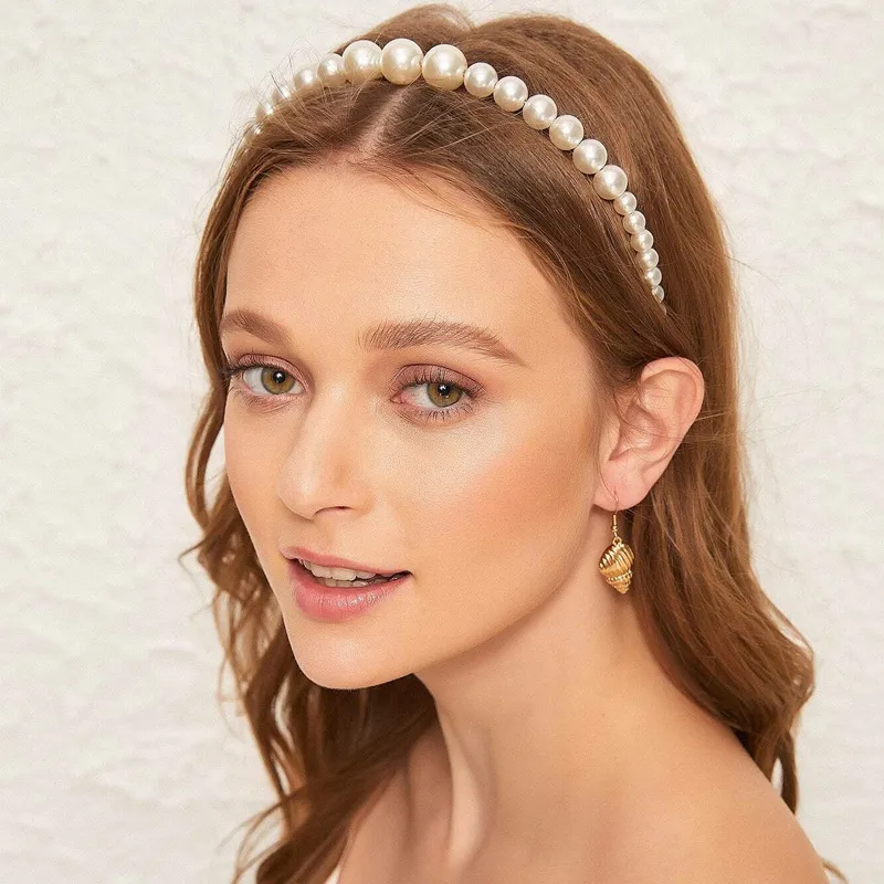 Princess Temperament Pressure Hair Headdress Super Fairy Net Red Bridal Hair Accessories Retro Headband