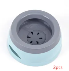 Anti overturning and splashing bowl for pet car - Blue 2Pcs - View 1