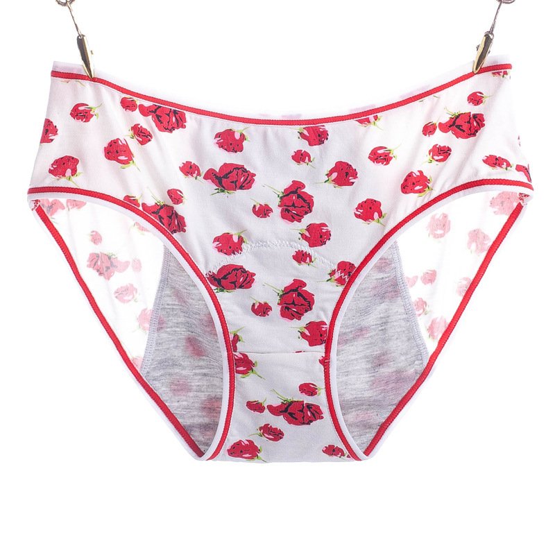 Title 2, Printed Cute Girly Underwear Front And Back Lea...