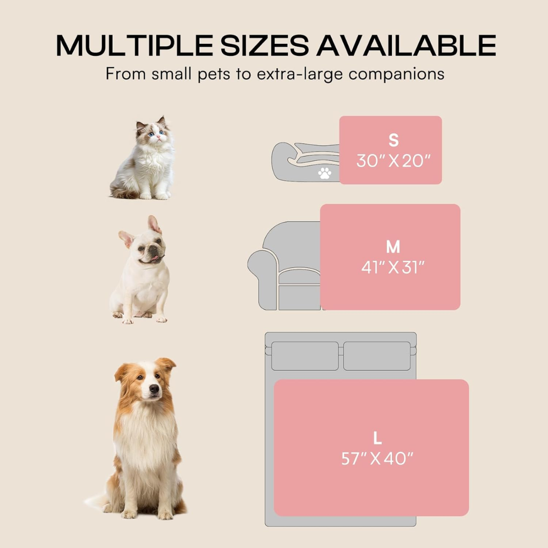 Couverture pour petit chien en polaire douce, lavable en machine