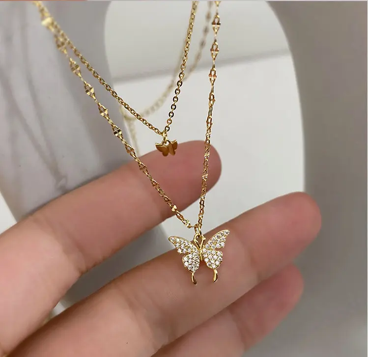 Colour Sparkling Clavicle Chain Choker Necklace for Women