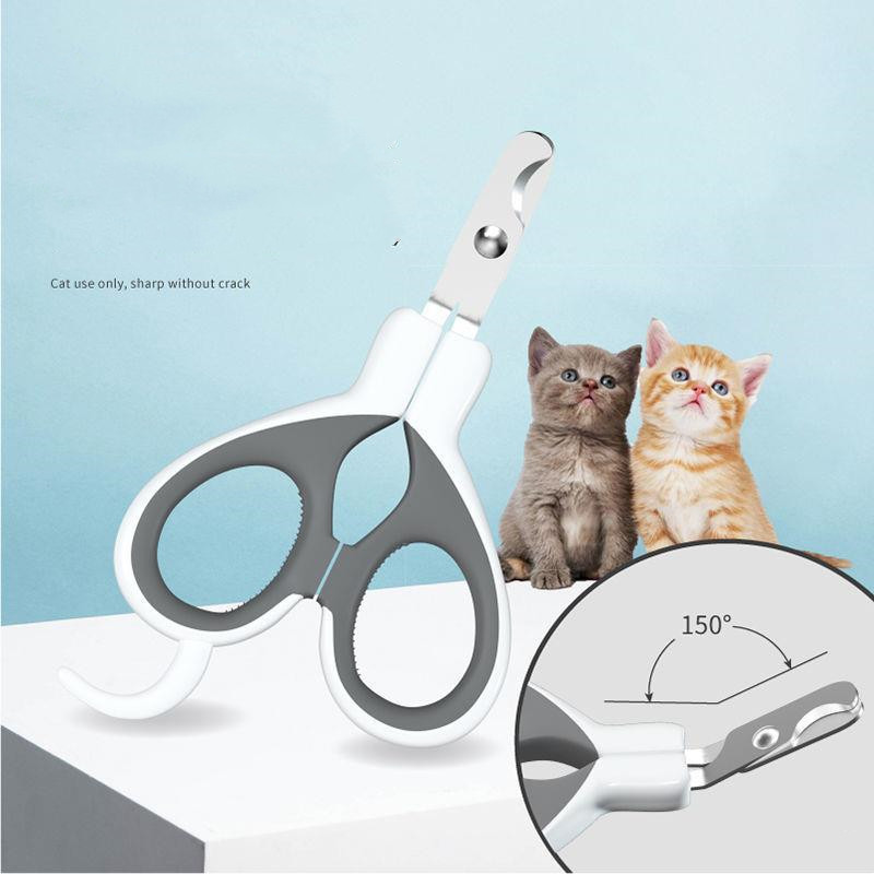Anti-scratch Cat Nail Clipper With Oblique Mouth