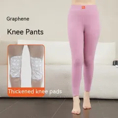 Men's Women's Fashion Solid Color Leggings - Women'S Knee Pad Light Pink - View 1