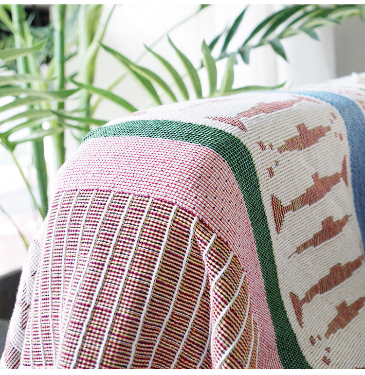 Bohemian Geometric Double Sided Blanket