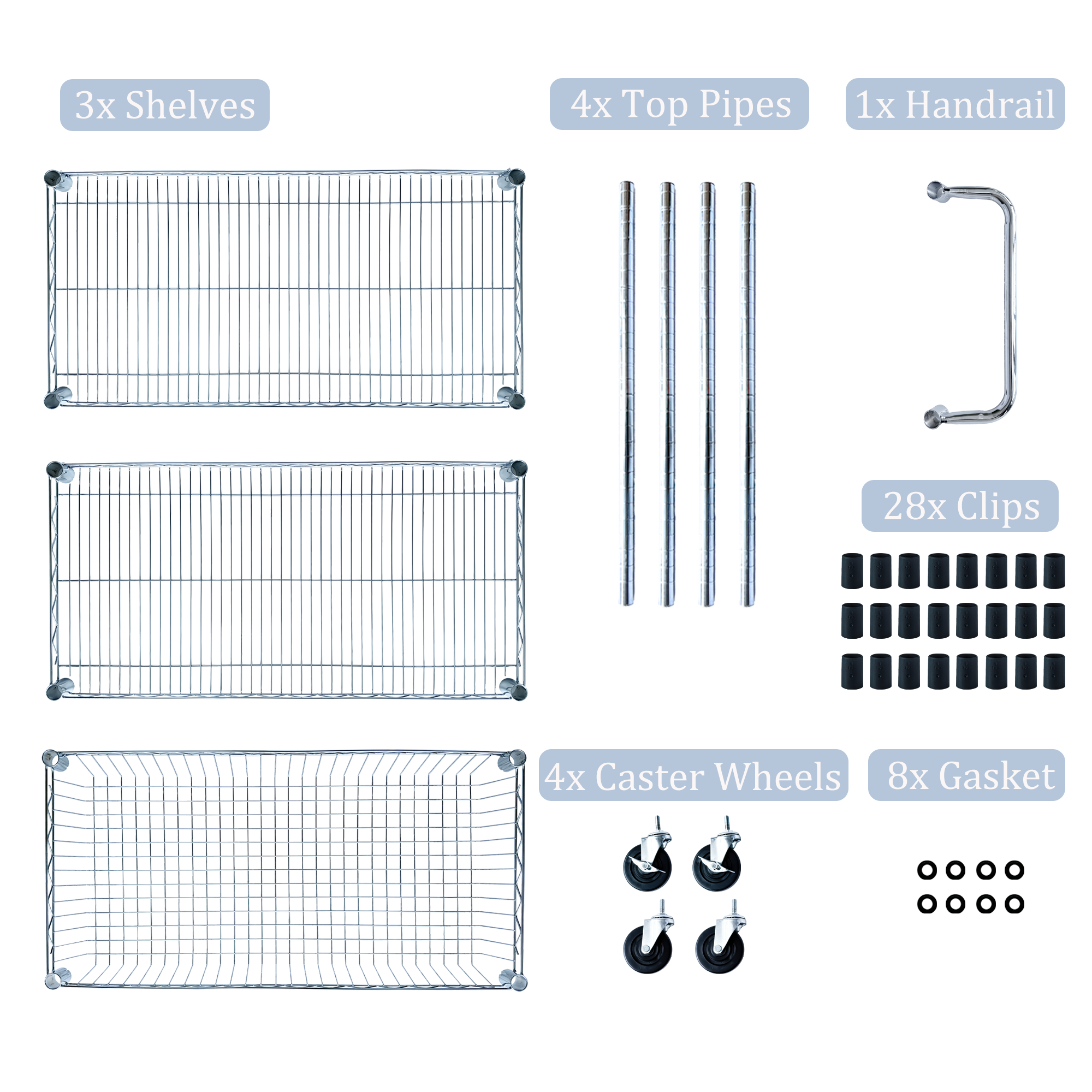 Heavy Duty Rolling Utility Cart,3 Tier Rolling Carts With Wheels,with Handle... 17