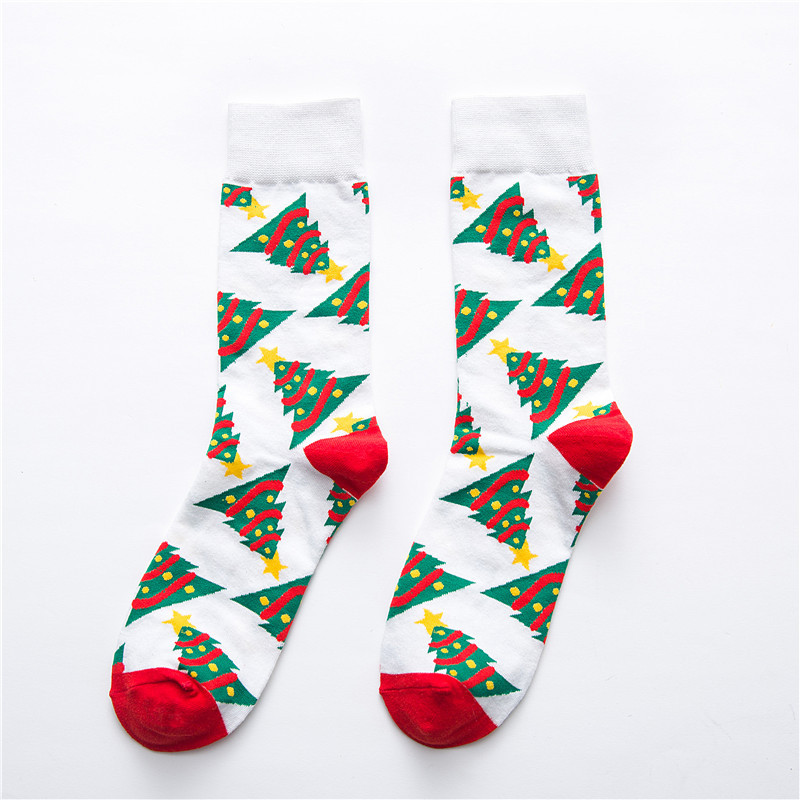 Title 7, Christmas series cartoon couple socks cute cott...