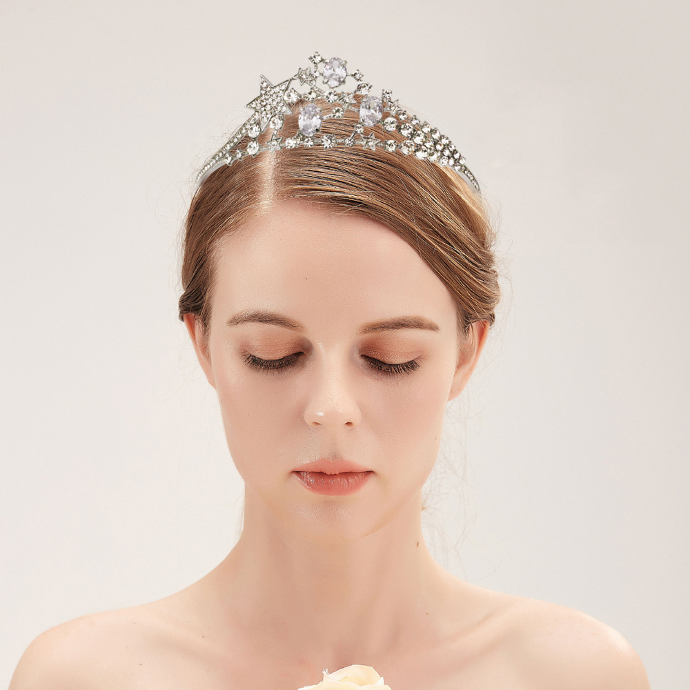 Zircon Star Bride Crown Princess