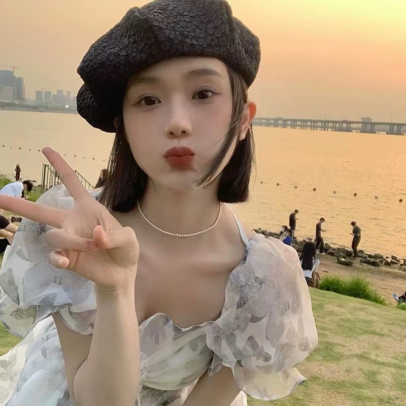 Korean Summer Thin Pleated Painter Hat