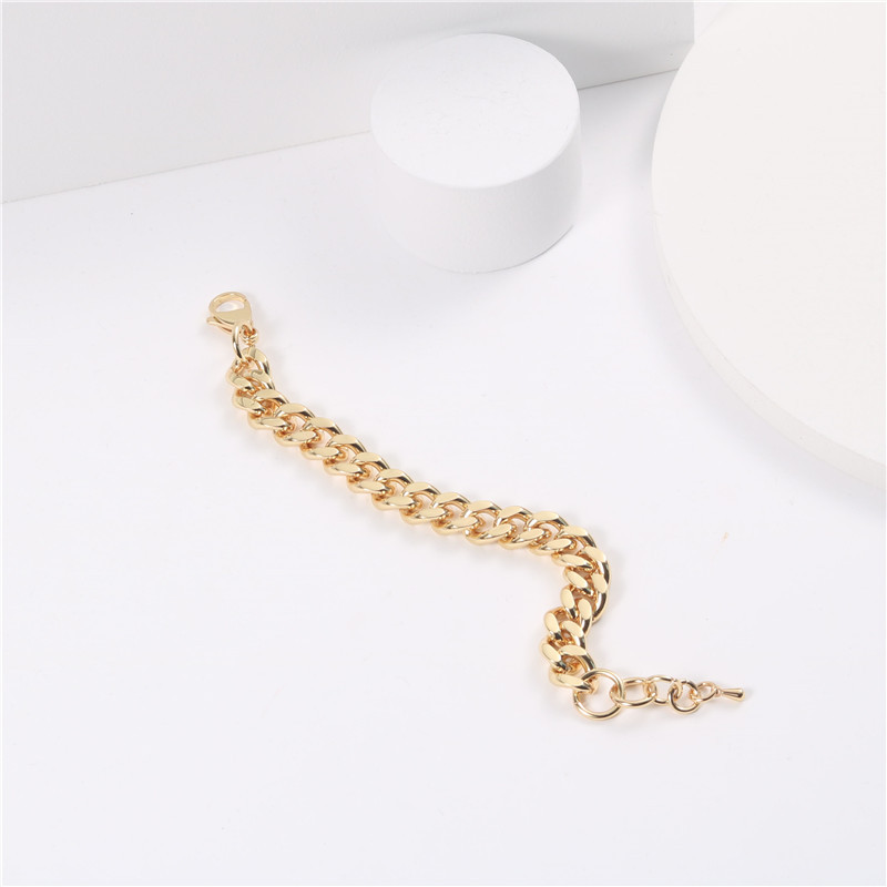 Wide Version Chain Clavicle Chain Simple Thick Chain Short Necklace