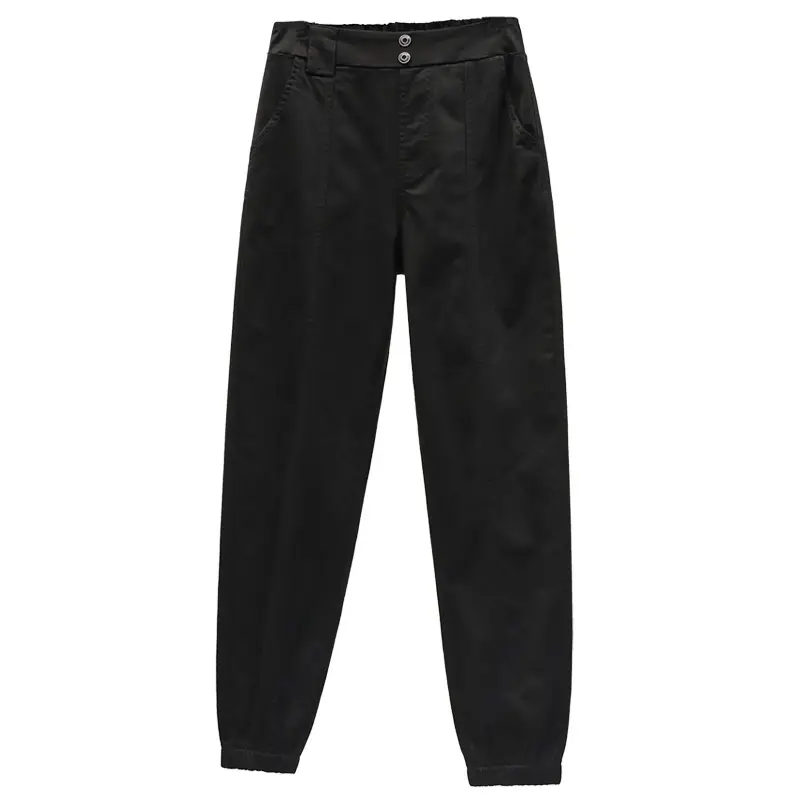 Plus Size Loose Drawstring Elastic Waist Casual Pants