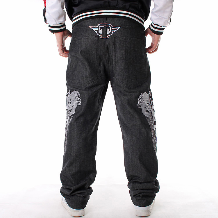 Title 5, Plus Fat Plus Size Hip-hop Jeans Tendencia masc...