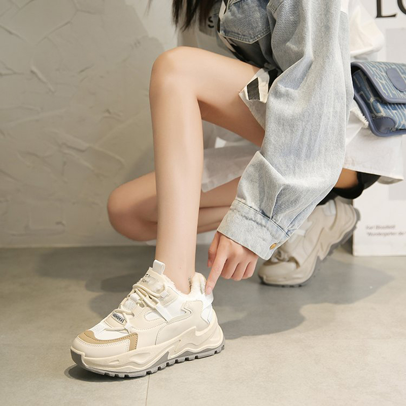 Women's Casual Sneakers With Thick Soles