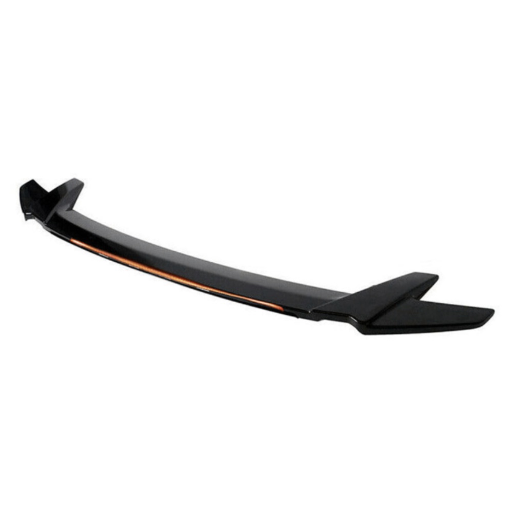 For H Onda 2016-2021 Civic Sedan Long LED Style Trunk Spoiler Gloss Black-ABS