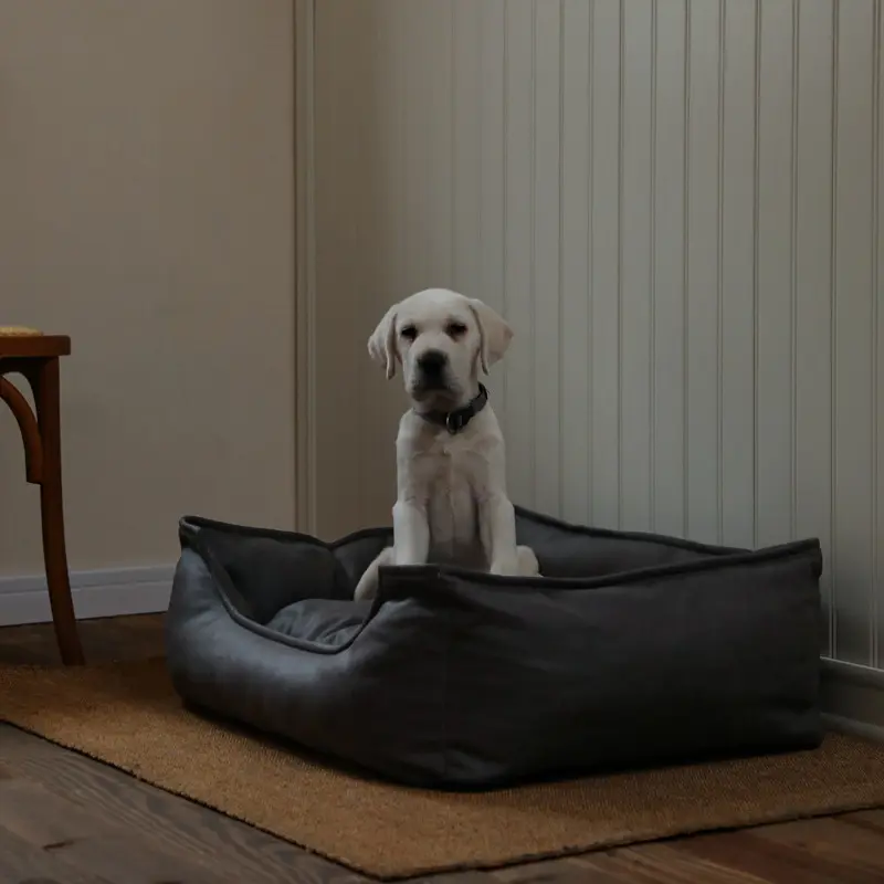 Leather Faux Waterproof Kennel Pet Bed Sofa