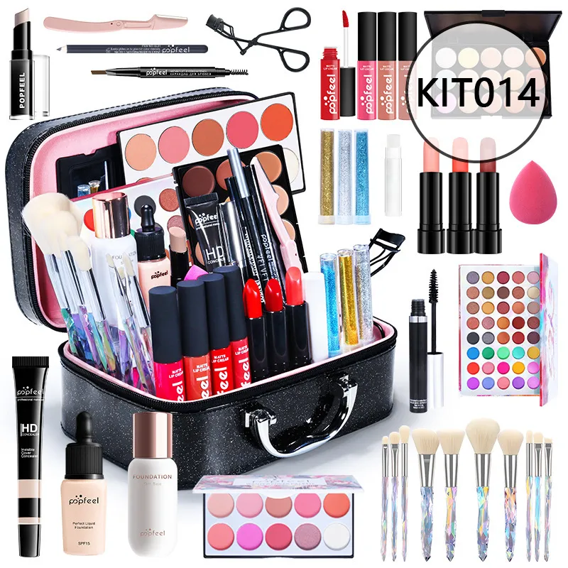 Makeup Cosmetics Set Beginner Combination Concealer Eyeliner Eyebrow Pencil - Kit14