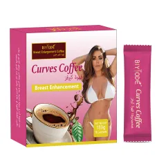 Private Label Breast Enhancement Coffee Powder Curves Coffee Herbal Supplements Custom Formula & Packaging Services - Coffee - View 1