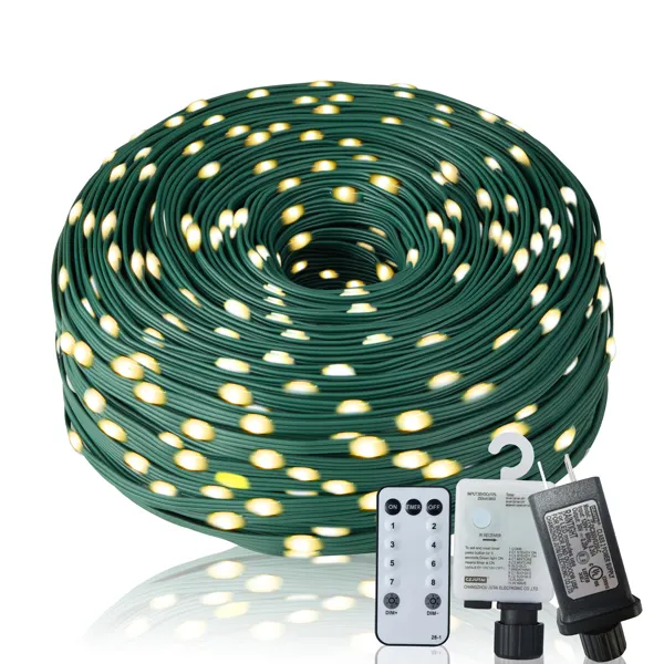 Leather Wire Lamp - Warm Color W-100m