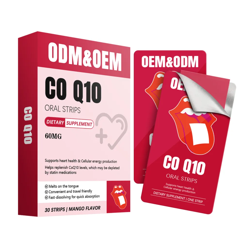 CoQ10 Fast Dissolving Oral Strips Convenient On The Go Supplement For Cellular Energy And Vitality - Original